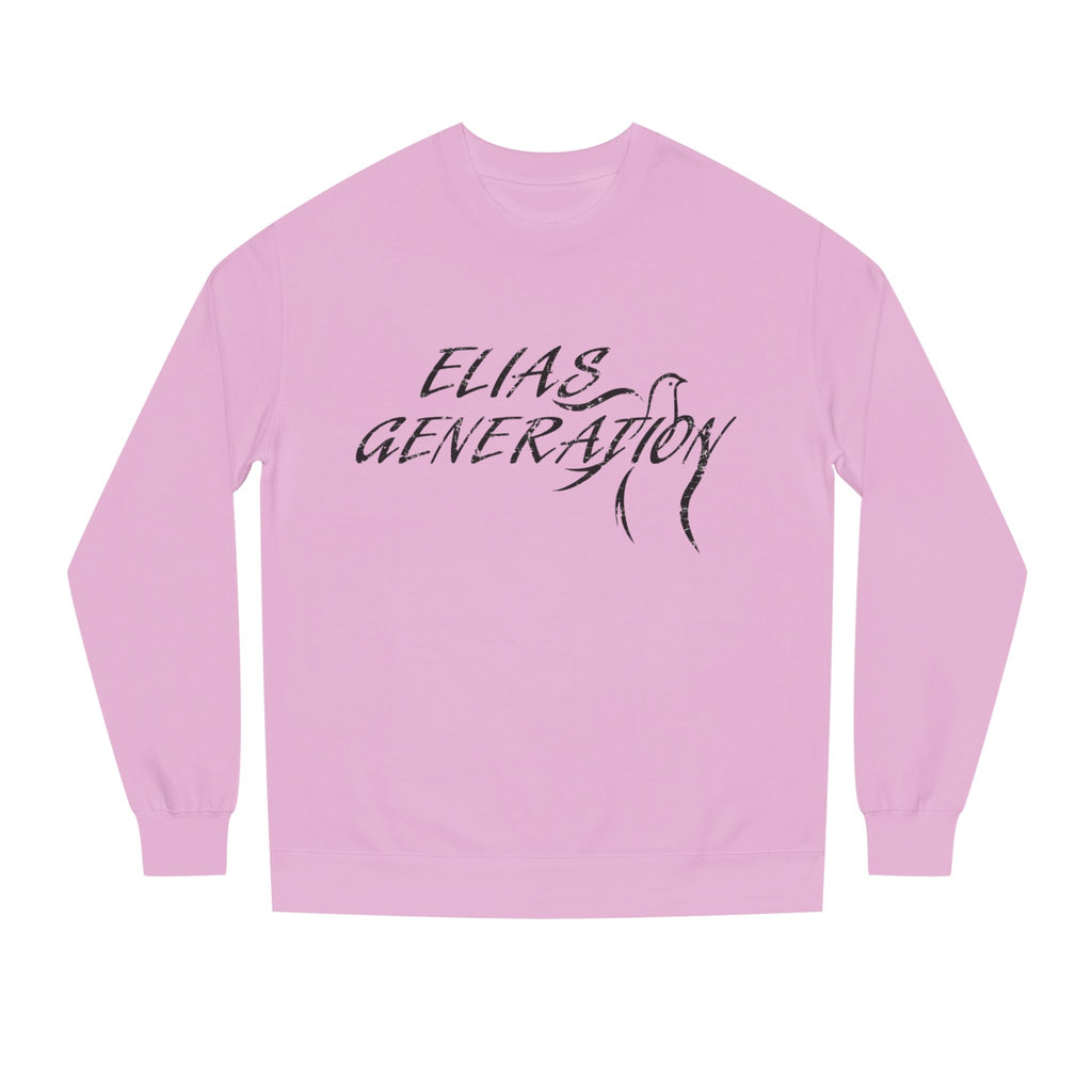 Elias Generation Crewneck Sweatshirt — Script Logo Casual Pullover
