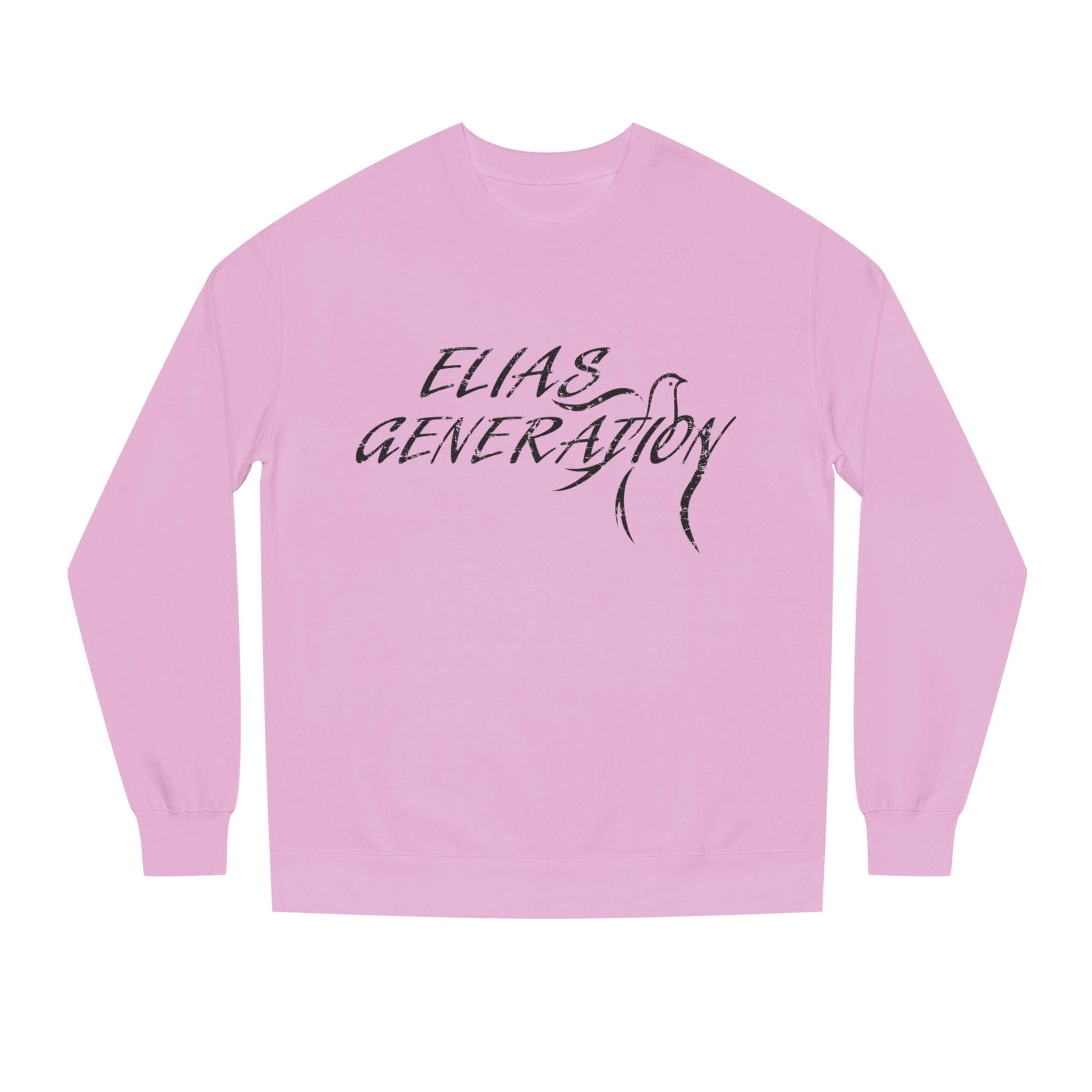 Elias Generation Crewneck Sweatshirt — Script Logo Casual Pullover