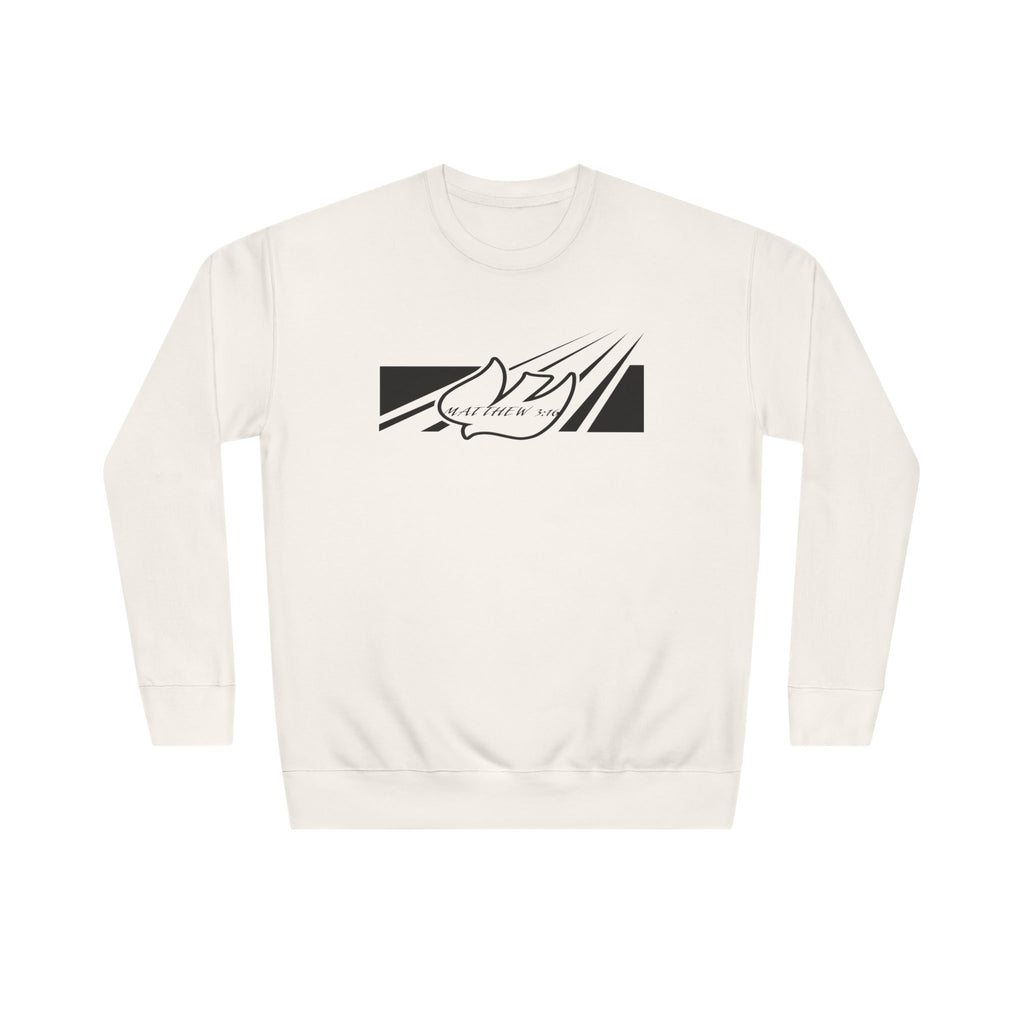 Dove Flight Sweatshirt — Minimalist Peace Dove Graphic Crewneck
