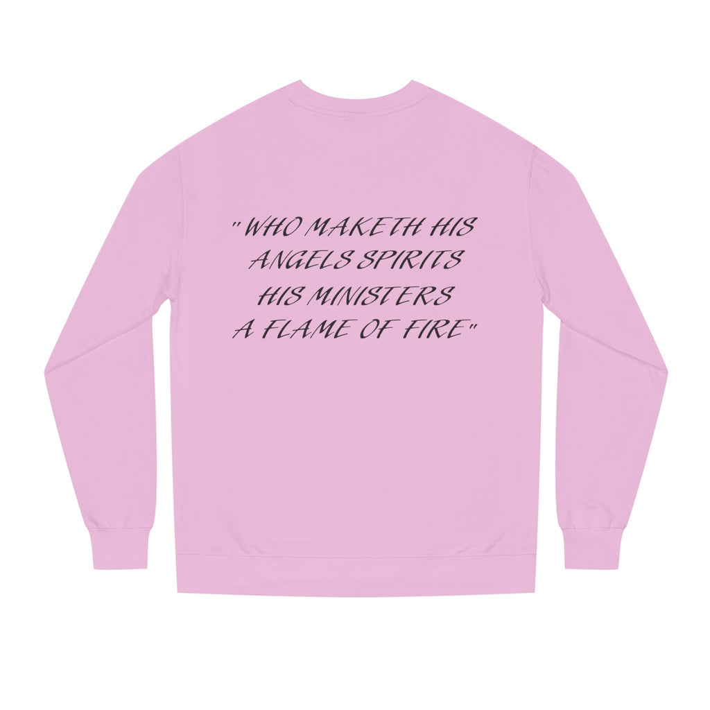 Pegasus Winged Horse Crewneck Sweatshirt — Script Quote Back Design