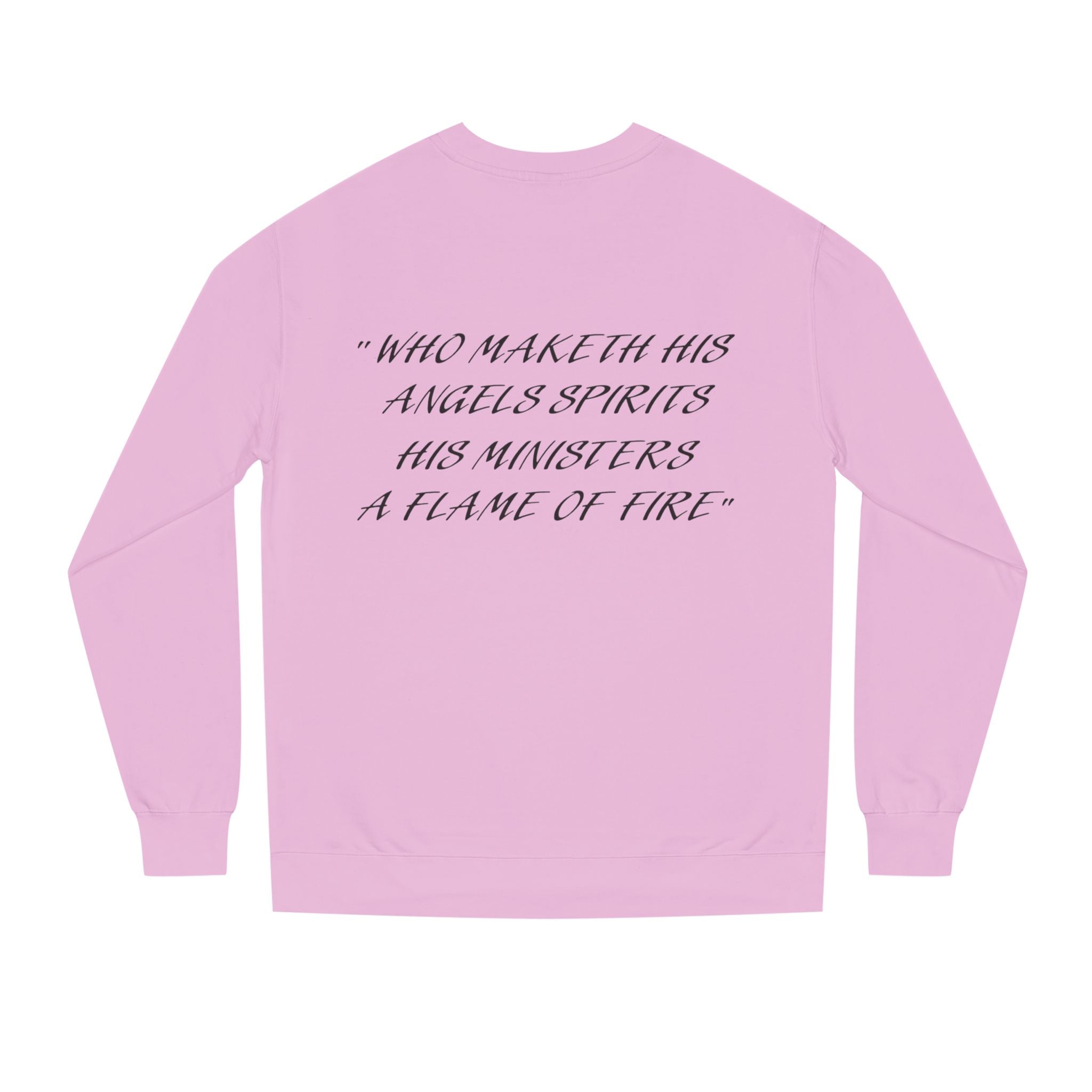 Pegasus Winged Horse Crewneck Sweatshirt — Script Quote Back Design