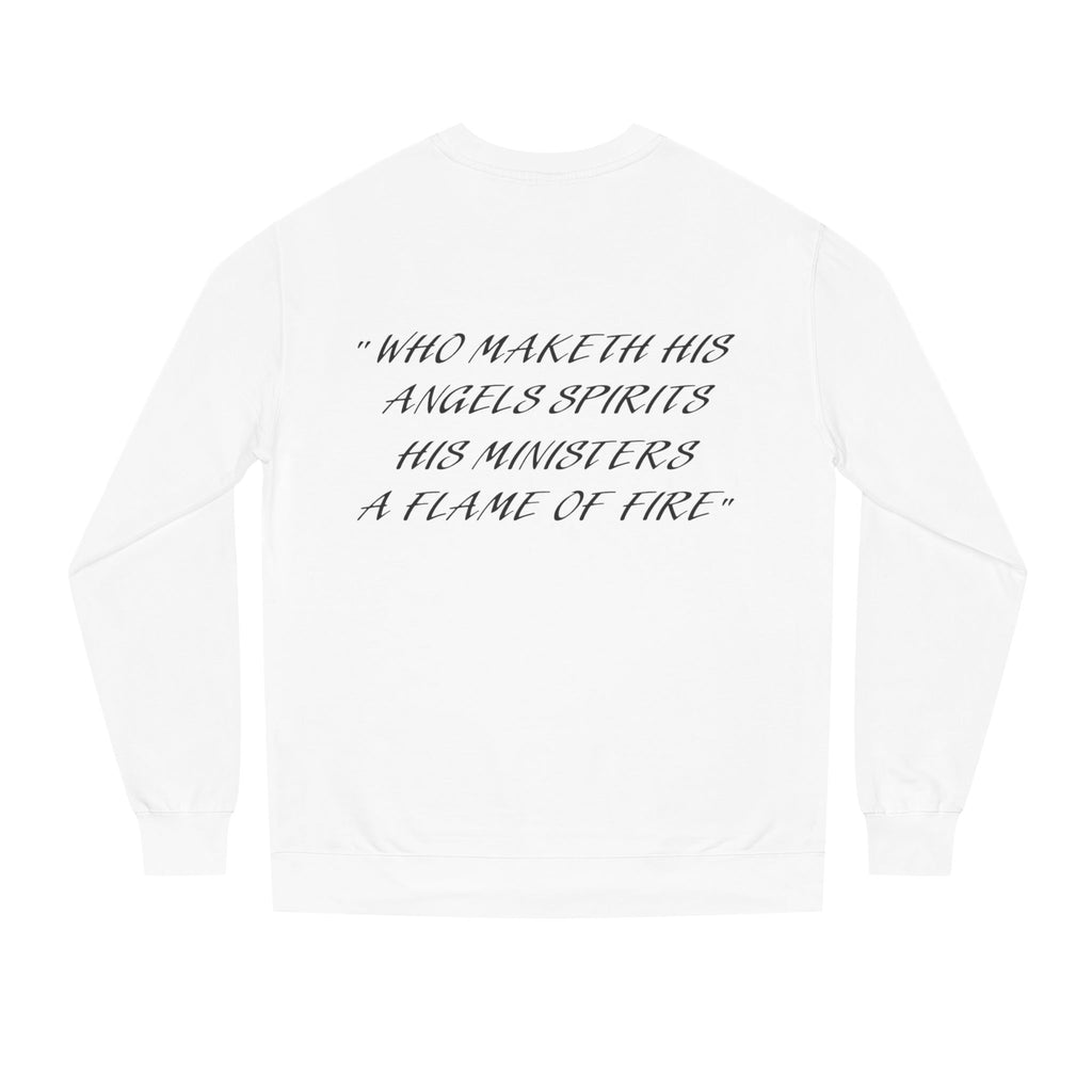 Pegasus Winged Horse Crewneck Sweatshirt — Script Quote Back Design