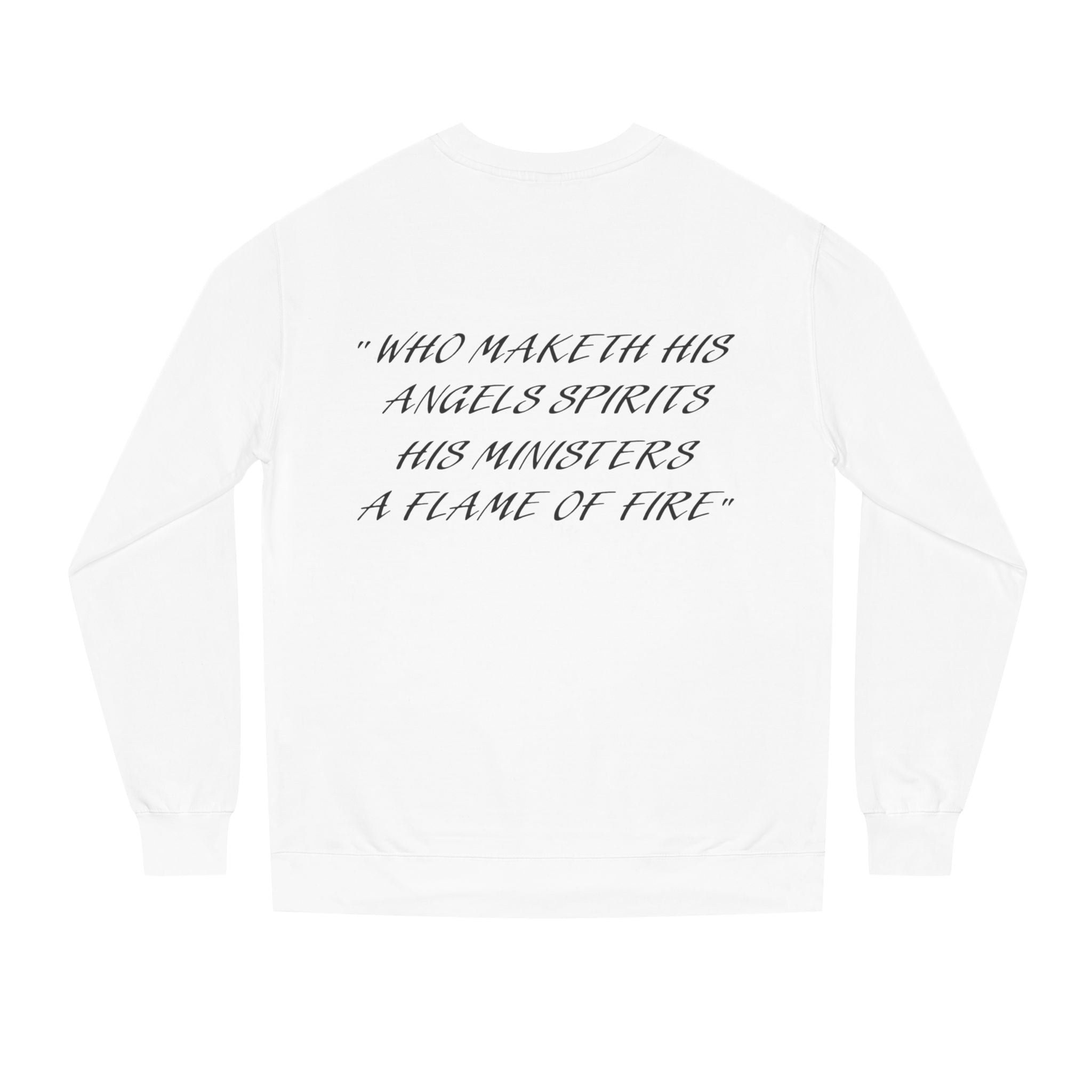 Pegasus Winged Horse Crewneck Sweatshirt — Script Quote Back Design
