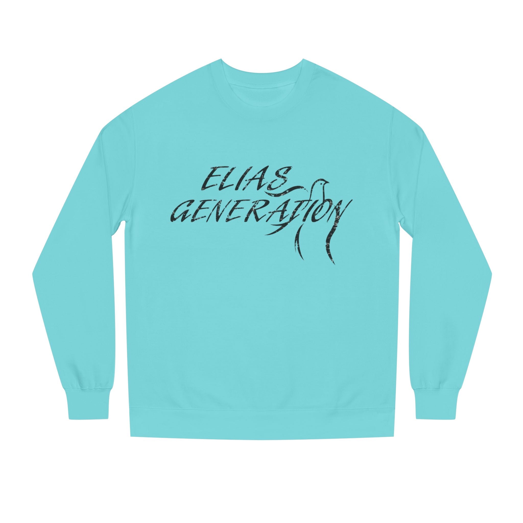 Elias Generation Crewneck Sweatshirt — Script Logo Casual Pullover
