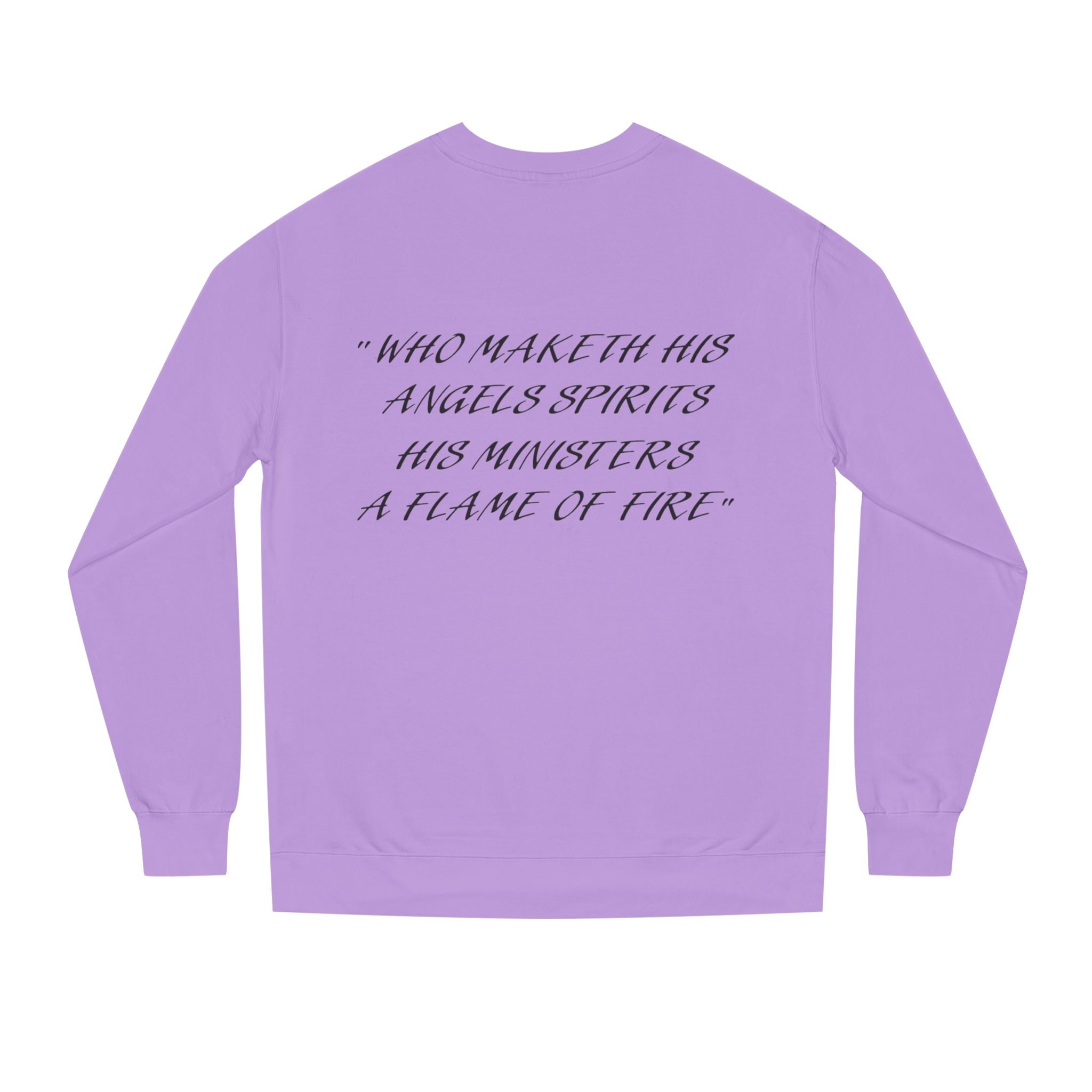 Pegasus Winged Horse Crewneck Sweatshirt — Script Quote Back Design