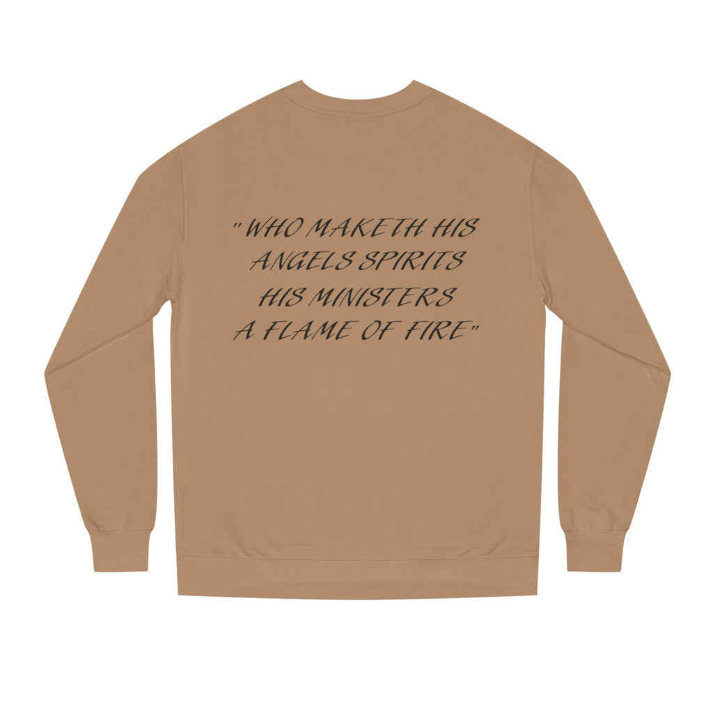 Pegasus Winged Horse Crewneck Sweatshirt — Script Quote Back Design
