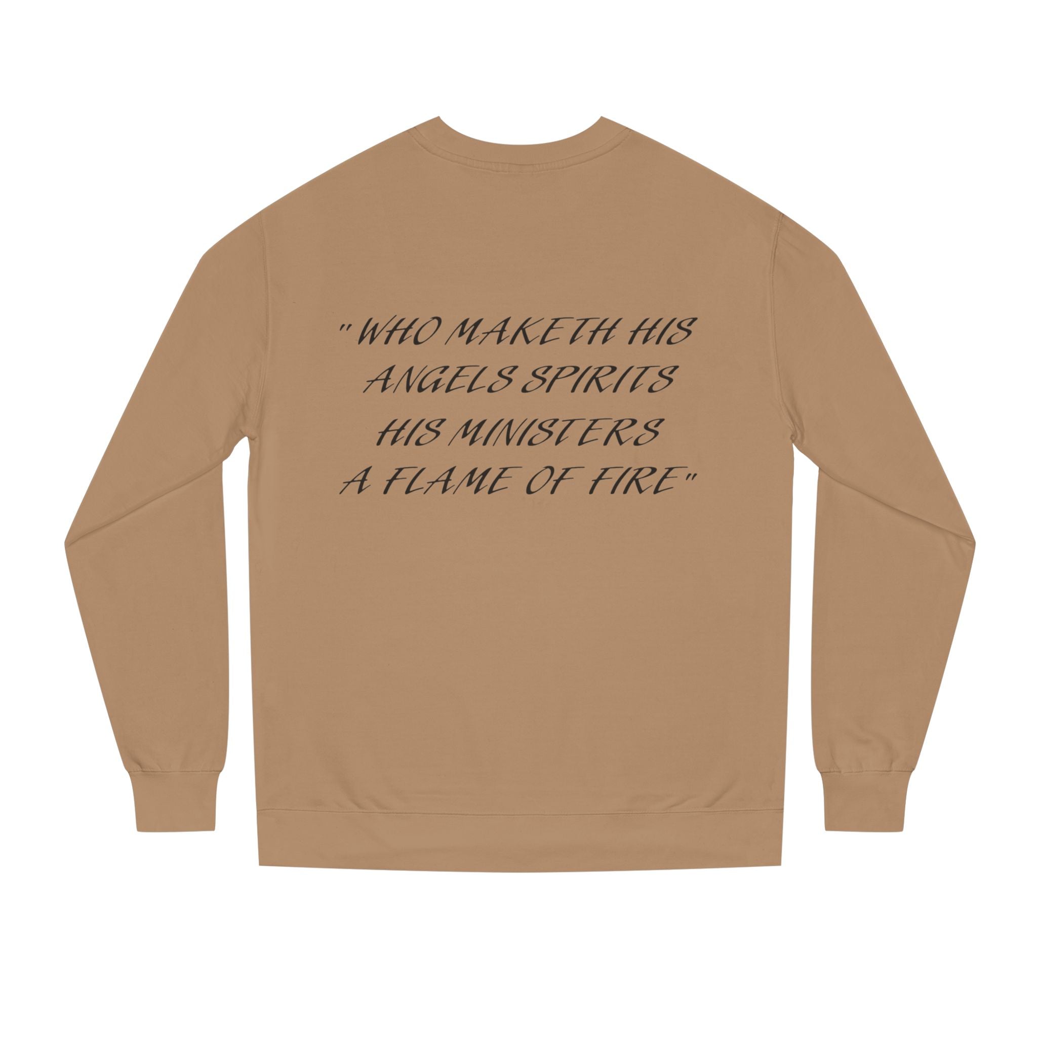 Pegasus Winged Horse Crewneck Sweatshirt — Script Quote Back Design